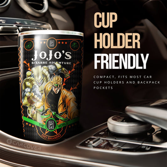 Dio Brando Tumbler Cup Custom Anime JoJo's Bizarre Adventure Car Interior Accessories - Gearcarcover - 2