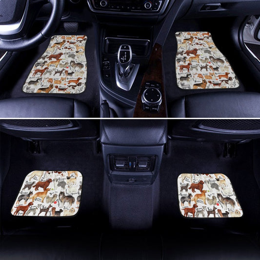 Dog Breeds Car Floor Mats Custom Dog Car Accessories - Gearcarcover - 2