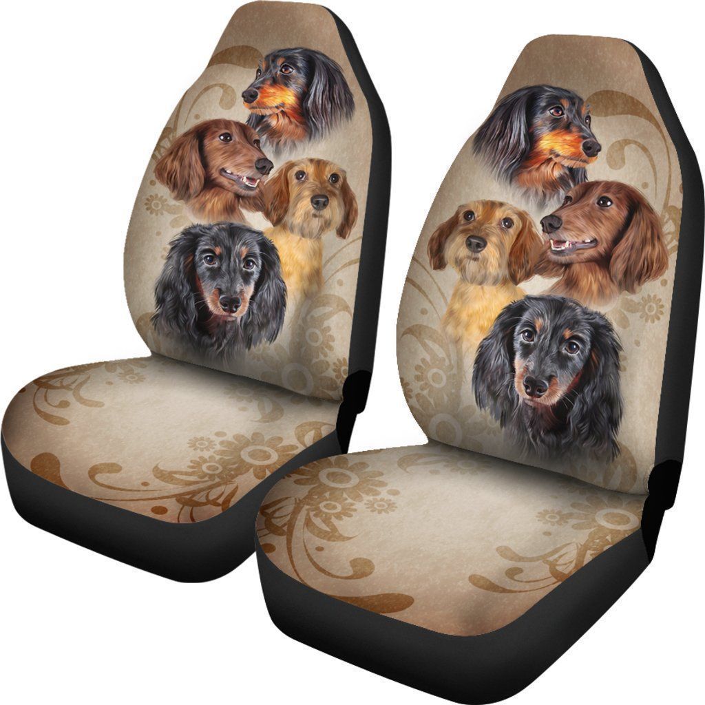 Dog Breeds Car Seat Covers Custom Vintage Car Accessories - Gearcarcover - 3