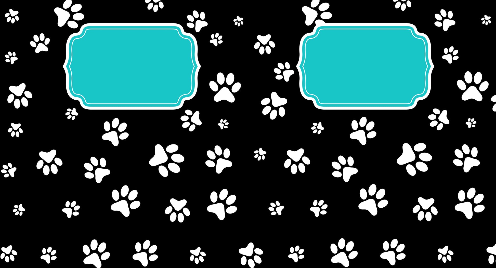 Dog Kitty Paw Tumbler Cup Custom Personalized Name Car Interior Accessories - Gearcarcover - 3