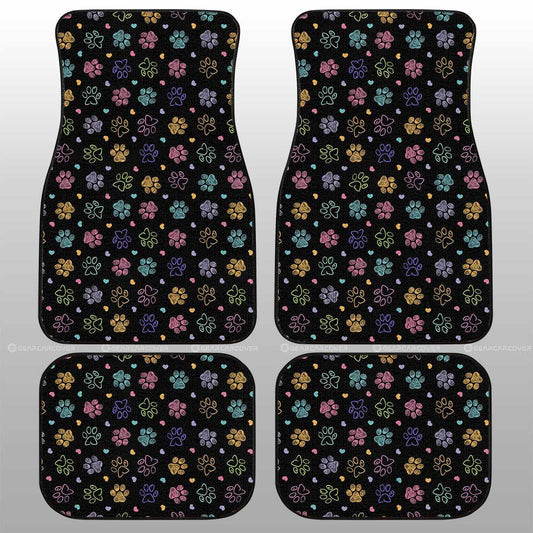 Dog Paw Car Floor Mats Custom Car Accessories - Gearcarcover - 1