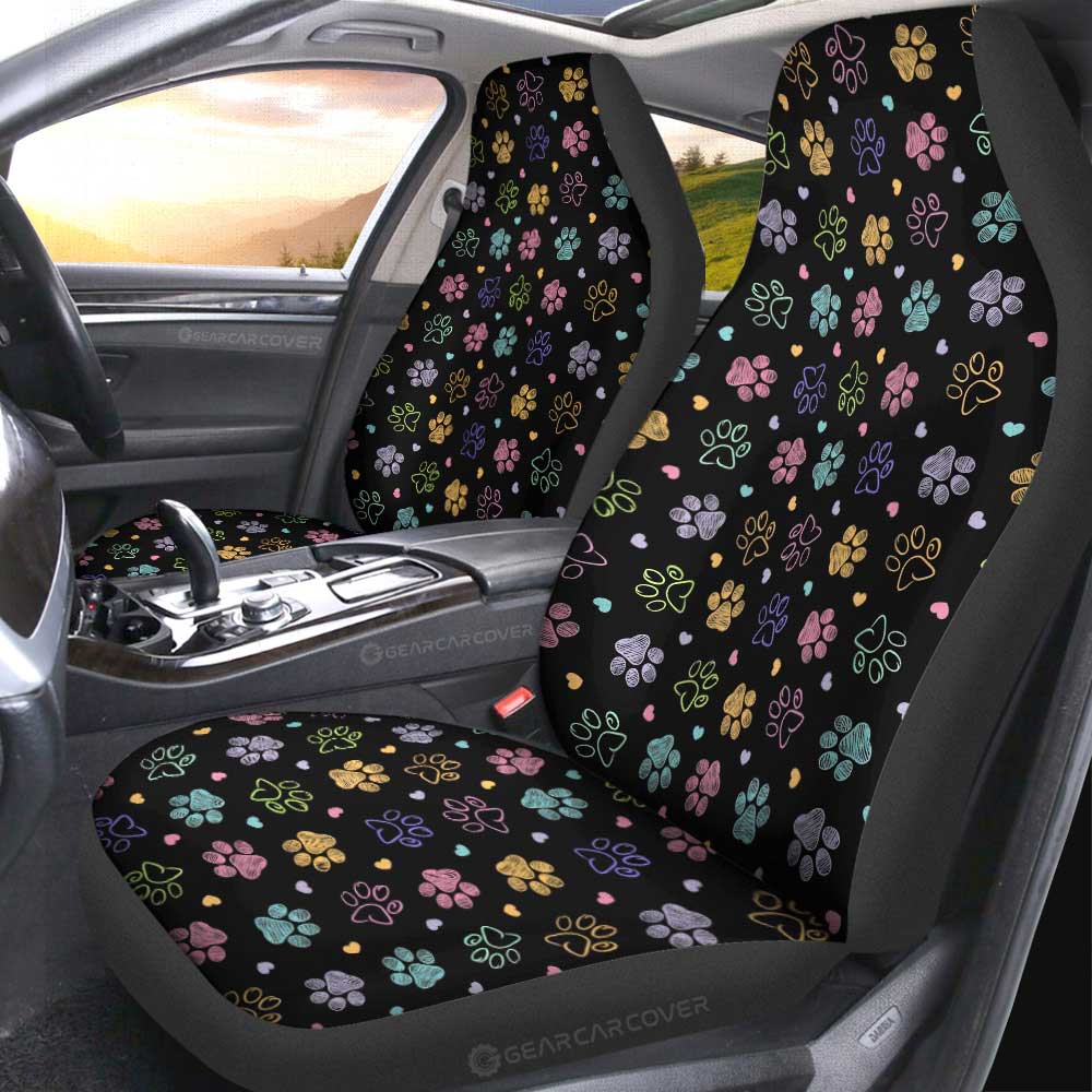 Dog Paw Car Seat Covers Custom Car Accessories - Gearcarcover - 3