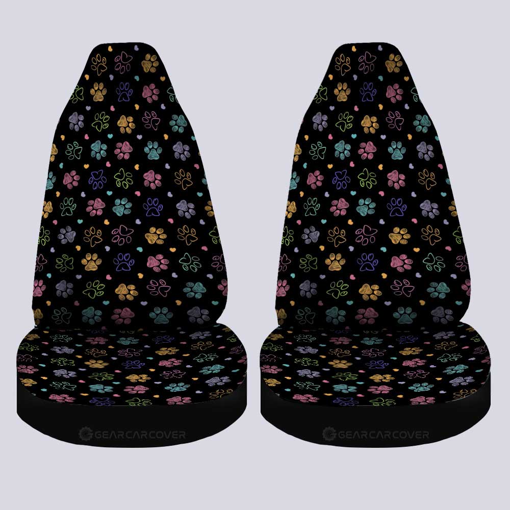 Dog Paw Car Seat Covers Custom Car Accessories - Gearcarcover - 4