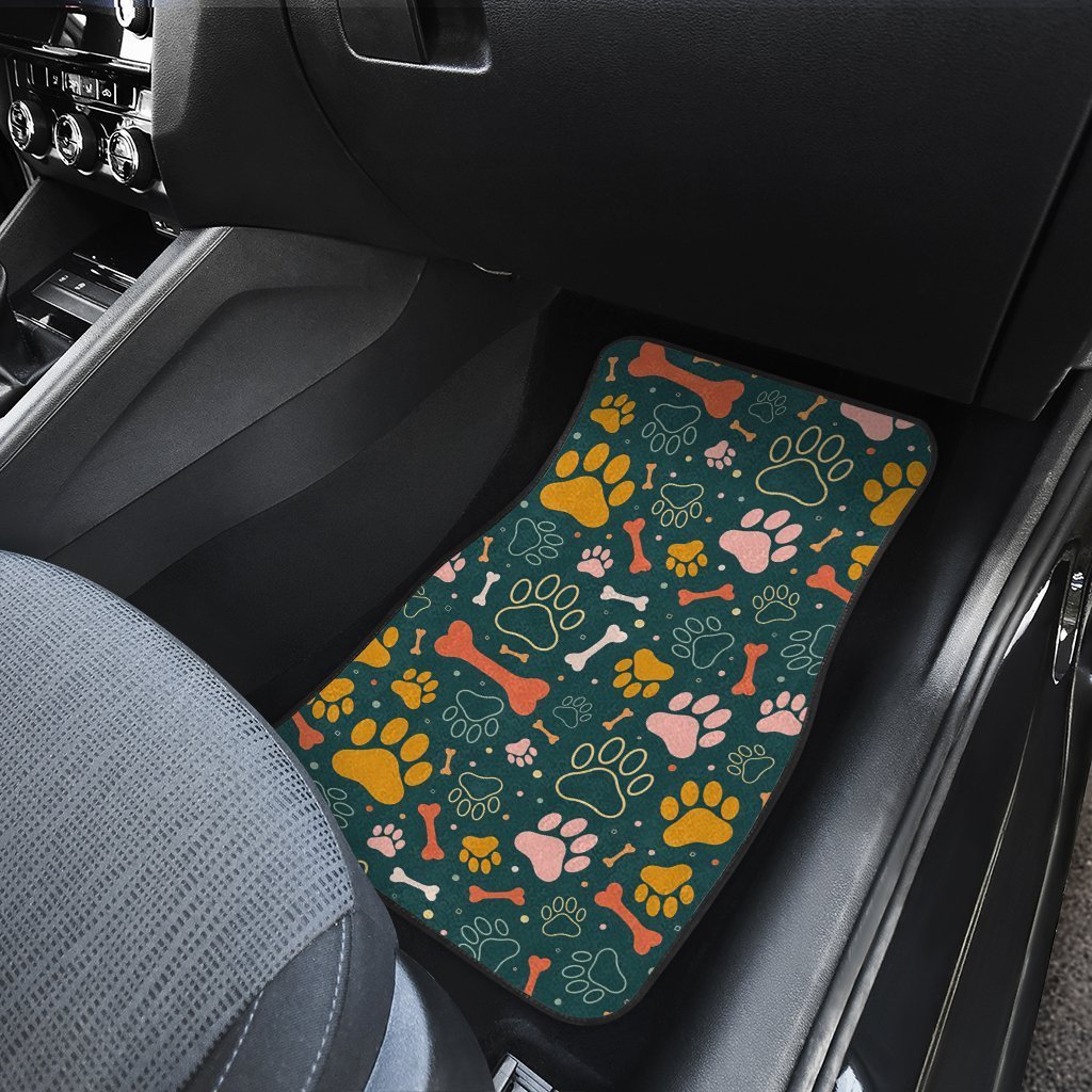 Dog Paws Car Floor Mats Custom Car Accessories For Dog Lovers - Gearcarcover - 3