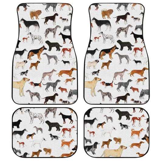 Dogs Breed Car Floor Mats Custom Dog Lover Car Accessories - Gearcarcover - 1