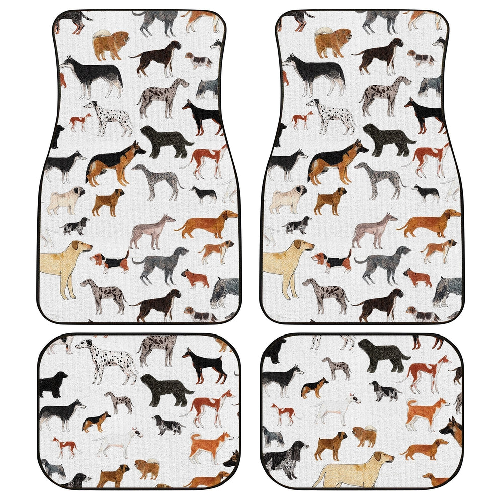 Dogs Breed Car Floor Mats Custom Dog Lover Car Accessories - Gearcarcover - 1