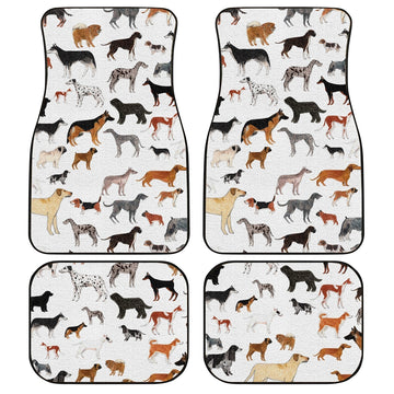 Dogs Breed Car Floor Mats Custom Dog Lover Car Accessories - Gearcarcover - 1