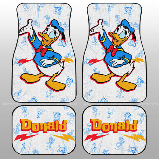 Donald Car Floor Mats Custom Cartoon Car Accessories - Gearcarcover - 1