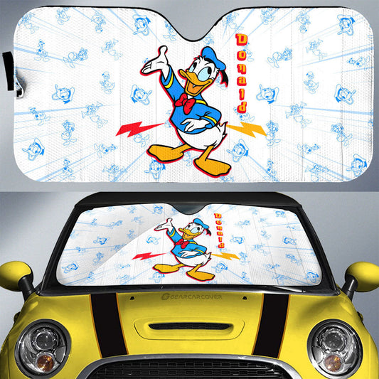 Donald Car Sunshade Custom Cartoon Car Accessories - Gearcarcover - 1
