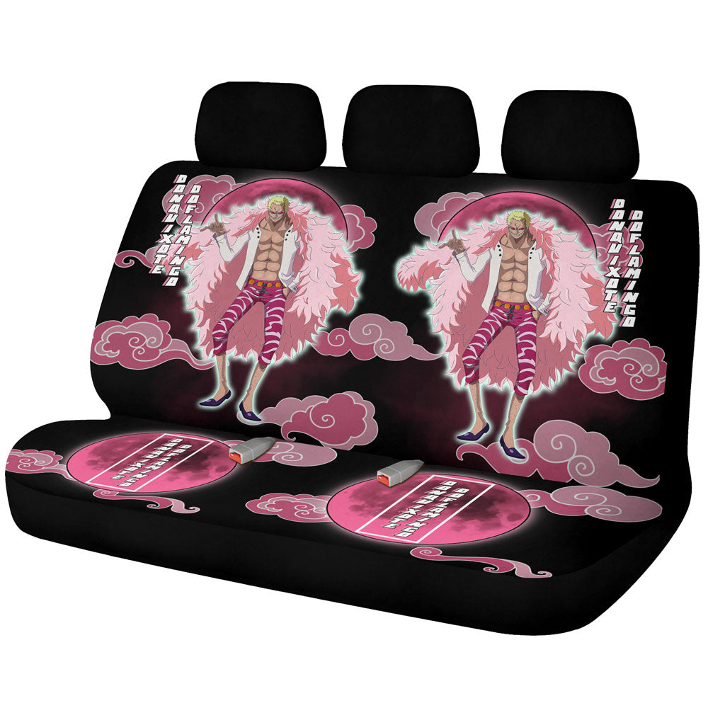 Donquixote Doflamingo Car Back Seat Covers Custom One Piece Anime Car Accessories - Gearcarcover - 1