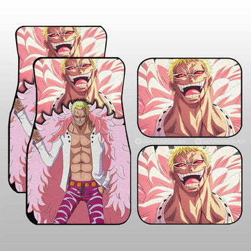 Donquixote Doflamingo Car Floor Mats Custom Anime One Piece Car Interior Accessories - Gearcarcover - 1