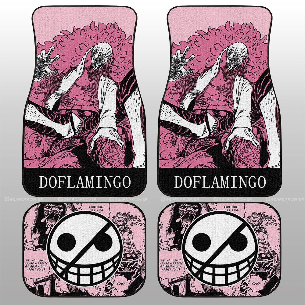 Donquixote Doflamingo Car Floor Mats Custom One Piece Anime Car Accessories - Gearcarcover - 2