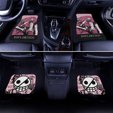 Donquixote Doflamingo Car Floor Mats Custom One Piece Anime Car Accessories - Gearcarcover - 1