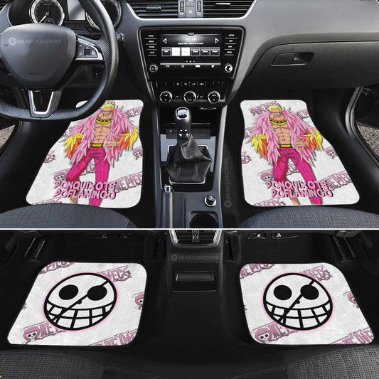 Donquixote Doflamingo Car Floor Mats Custom One Piece Anime - Gearcarcover - 2