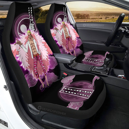 Donquixote Doflamingo Car Seat Covers Custom One Piece Anime Car Accessories For Anime Fans - Gearcarcover - 1