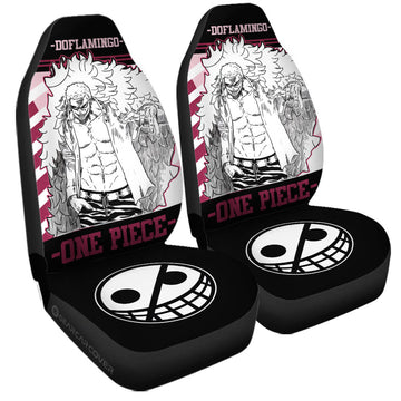 Donquixote Doflamingo Car Seat Covers Custom One Piece Anime Car Accessories - Gearcarcover - 1