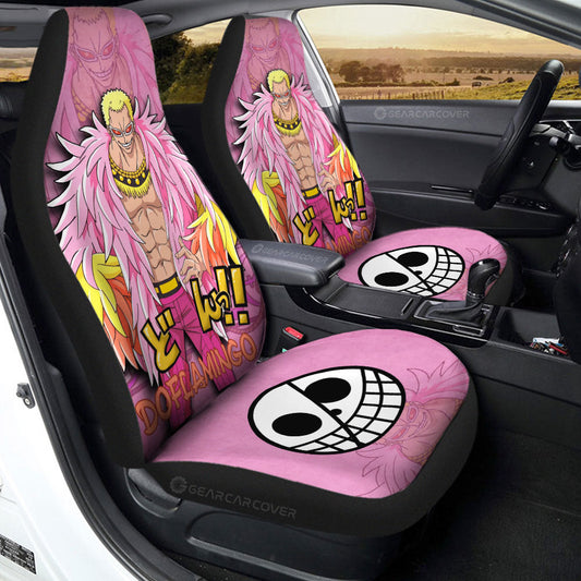 Donquixote Doflamingo Car Seat Covers Custom One Piece Anime Car Accessories - Gearcarcover - 2