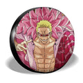 Donquixote Doflamingo Spare Tire Cover Custom One Piece Anime Car Accessoriess - Gearcarcover - 2