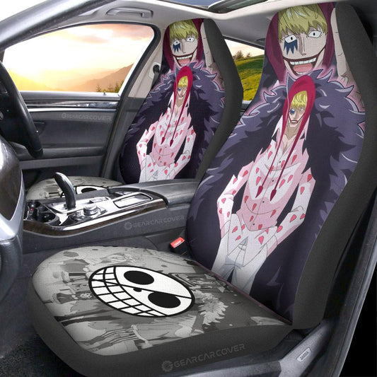 Donquixote Rosinante Car Seat Covers Custom Anime One Piece Car Accessories - Gearcarcover - 2