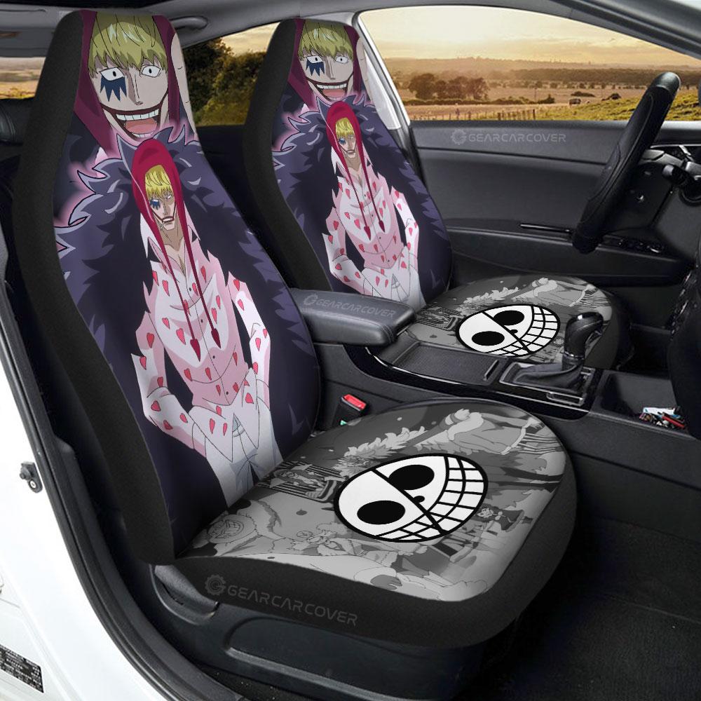 Donquixote Rosinante Car Seat Covers Custom Anime One Piece Car Accessories - Gearcarcover - 1