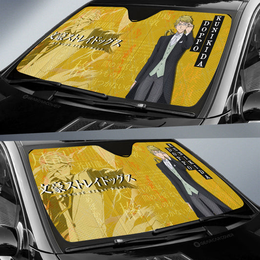 Doppo Kunikida Car Sunshade Custom Bungou Stray Dogs Anime Car Interior Accessories - Gearcarcover - 2