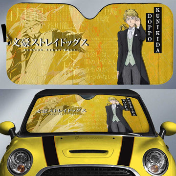 Doppo Kunikida Car Sunshade Custom Bungou Stray Dogs Anime Car Interior Accessories - Gearcarcover - 1
