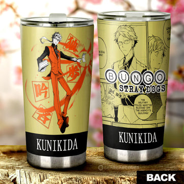 Doppo Kunikida Tumbler Cup Custom Bungou Stray Dogs Anime Car Interior Accessories - Gearcarcover - 1
