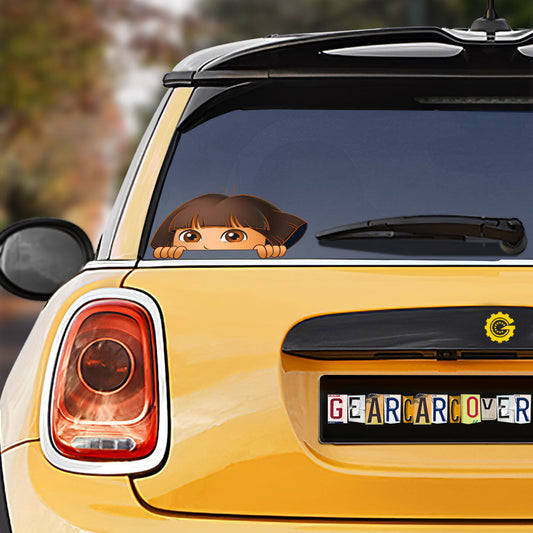 Dora the Explorer Car Sticker Custom Cartoon Car Accessories - Gearcarcover - 1