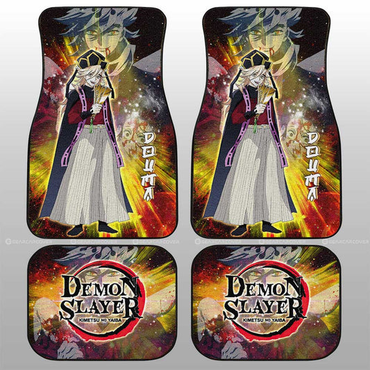 Douma Car Floor Mats Custom Characters Demon Slayer Car Accessories - Gearcarcover - 1