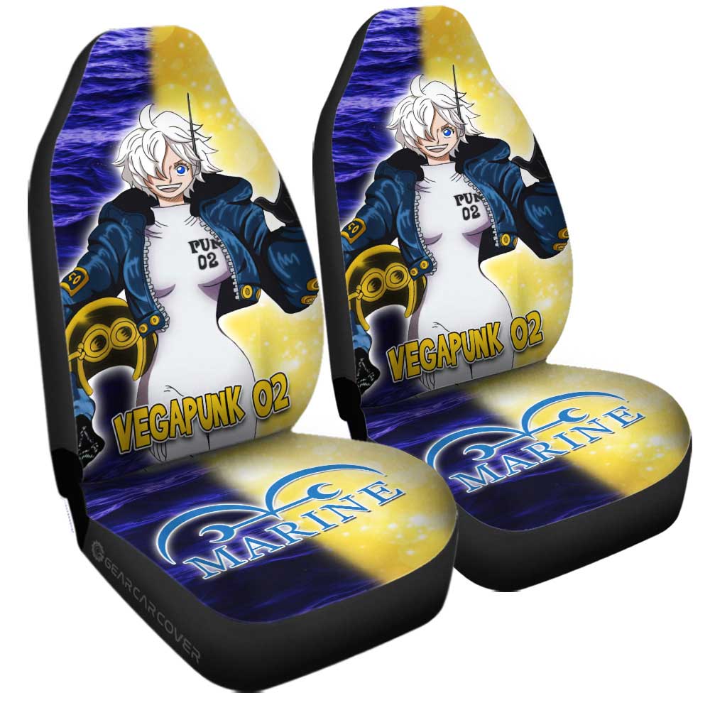 Dr. Vegapunk Car Seat Covers Custom One Piece Anime - Gearcarcover - 3