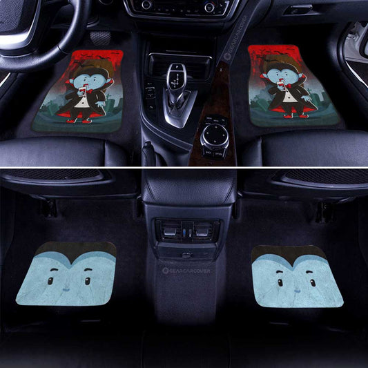 Dracula Car Floor Mats Custom Halloween Characters Car Accessories - Gearcarcover - 2