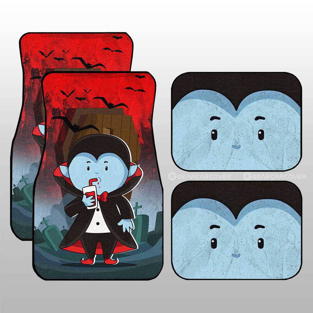 Dracula Car Floor Mats Custom Halloween Characters Car Accessories - Gearcarcover - 3