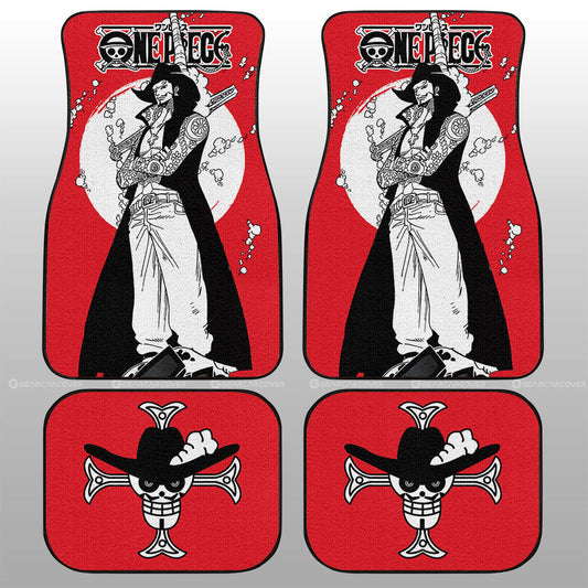 Dracule Mihawk Car Floor Mats Custom One Piece Anime Car Accessories - Gearcarcover - 2