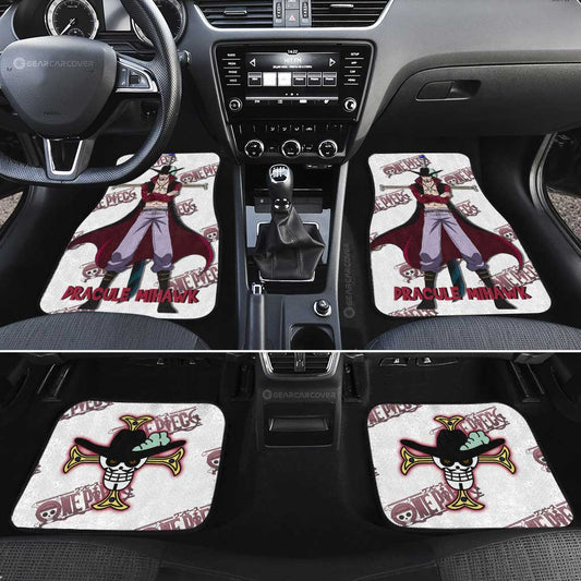 Dracule Mihawk Car Floor Mats Custom One Piece Anime - Gearcarcover - 2