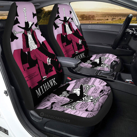 Dracule Mihawk Car Seat Covers Custom One Piece Anime Car Accessories - Gearcarcover - 2