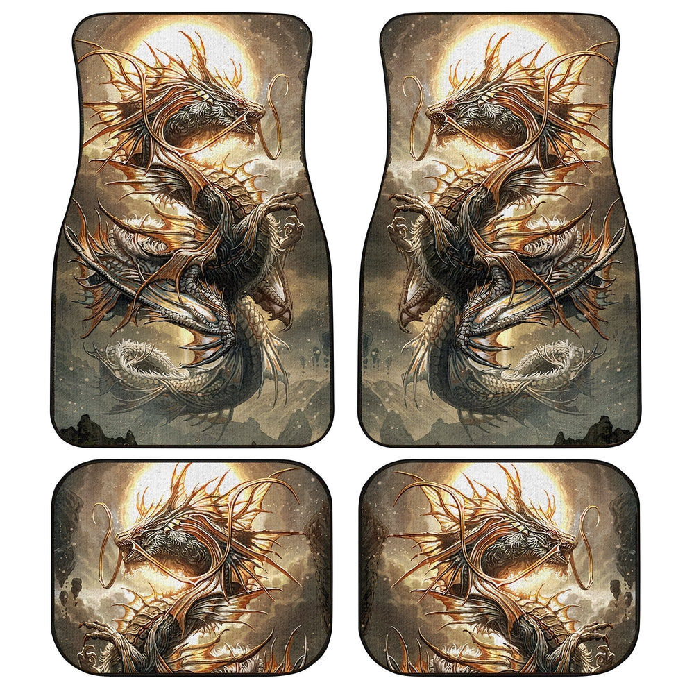 Dragon Car Floor Mats Custom Gift Idea Car Accessories - Gearcarcover - 1