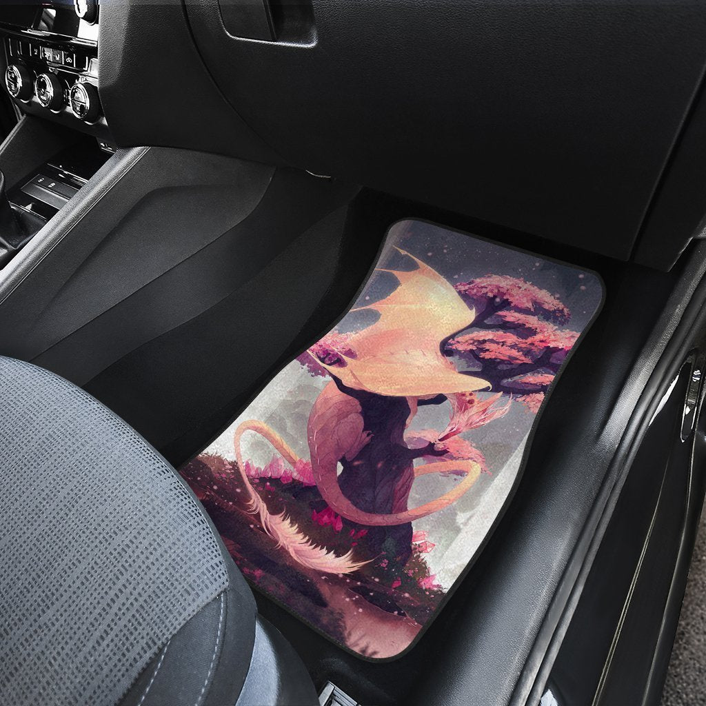 Dragon Car Floor Mats Custom Mythical Creatures Car Accessories - Gearcarcover - 4