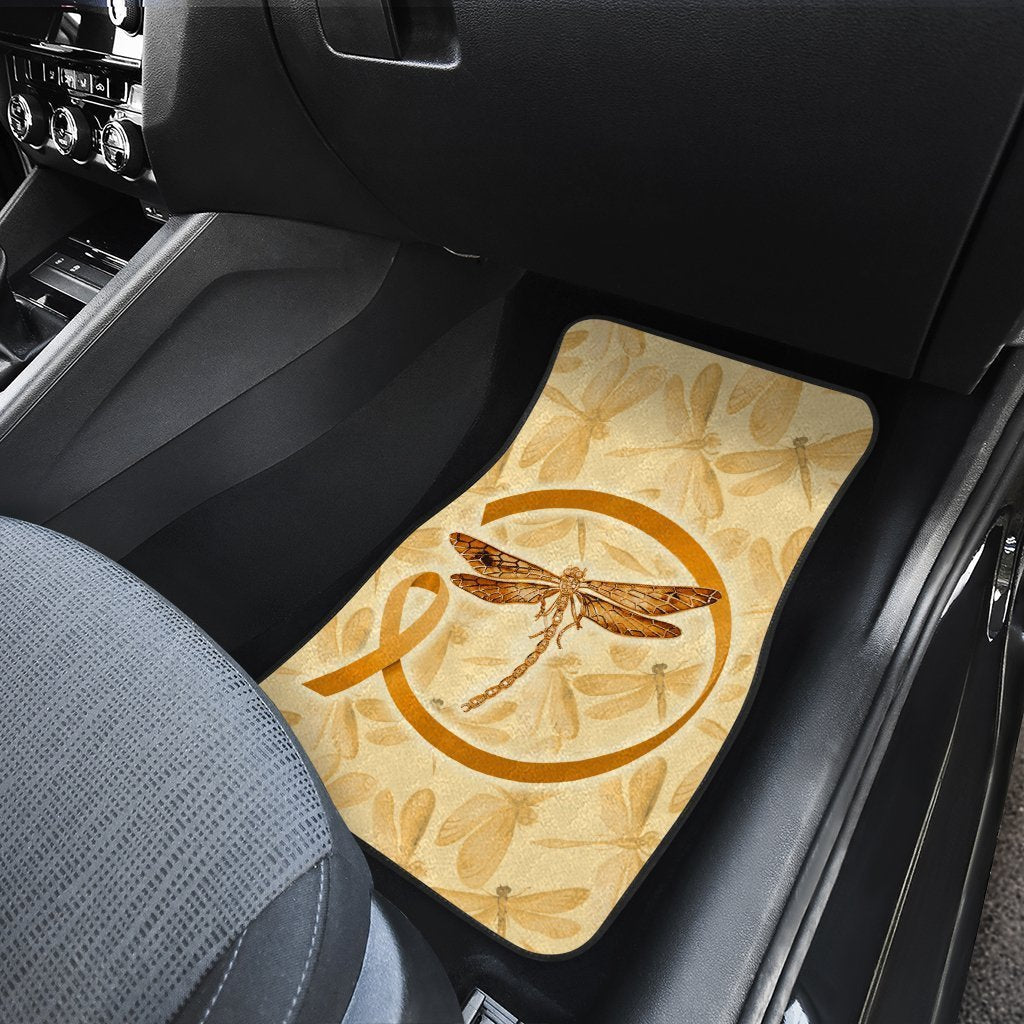 Dragonfly Car Floor Mats Custom Apprendiz Cancer Car Accessories - Gearcarcover - 4