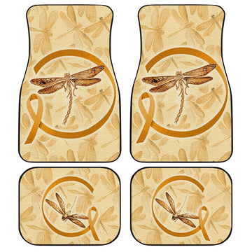 Dragonfly Car Floor Mats Custom Apprendiz Cancer Car Accessories - Gearcarcover - 1