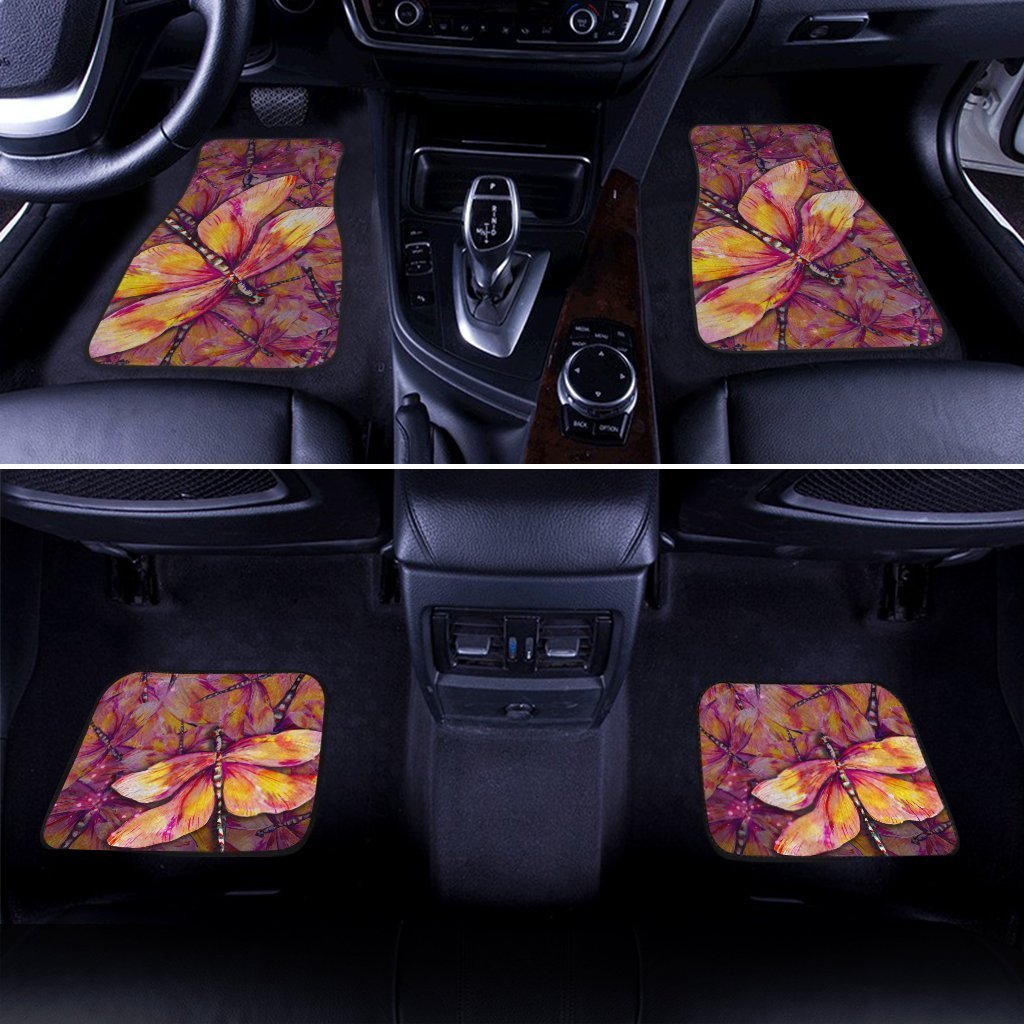 Dragonfly Car Floor Mats Custom Beautiful Car Accessories Gift Idea - Gearcarcover - 2