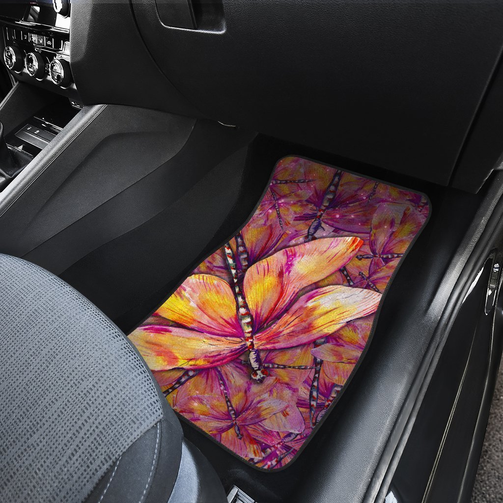 Dragonfly Car Floor Mats Custom Beautiful Car Accessories Gift Idea - Gearcarcover - 4