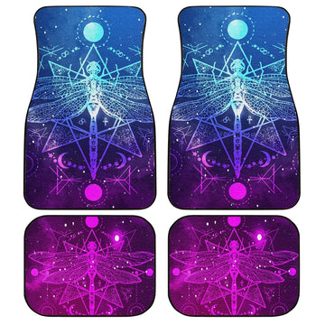 Dragonfly Car Floor Mats Custom Gift Idea Car Accessories - Gearcarcover - 1