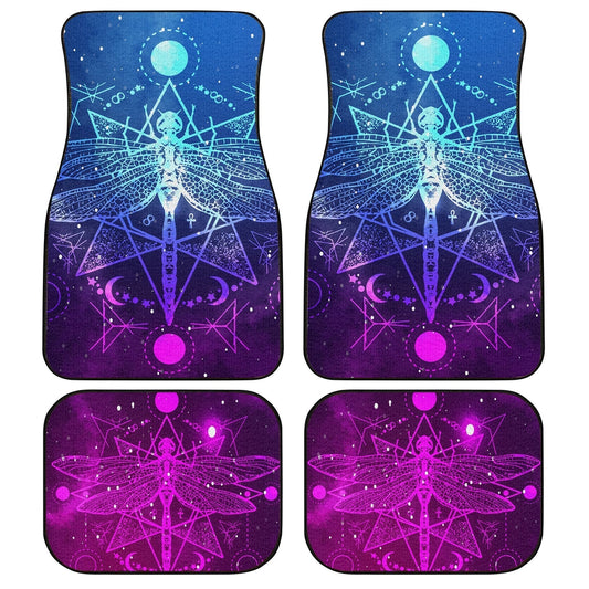 Dragonfly Car Floor Mats Custom Gift Idea Car Accessories - Gearcarcover - 1