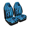 Dragonfly Car Seat Covers Custom Blue Sunflower Car Accessories - Gearcarcover - 3
