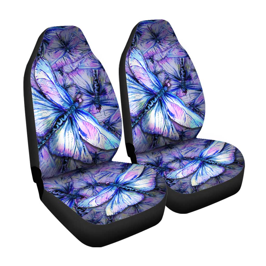Dragonfly Car Seat Covers Custom Cool Car Accessories Gift Idea - Gearcarcover - 3