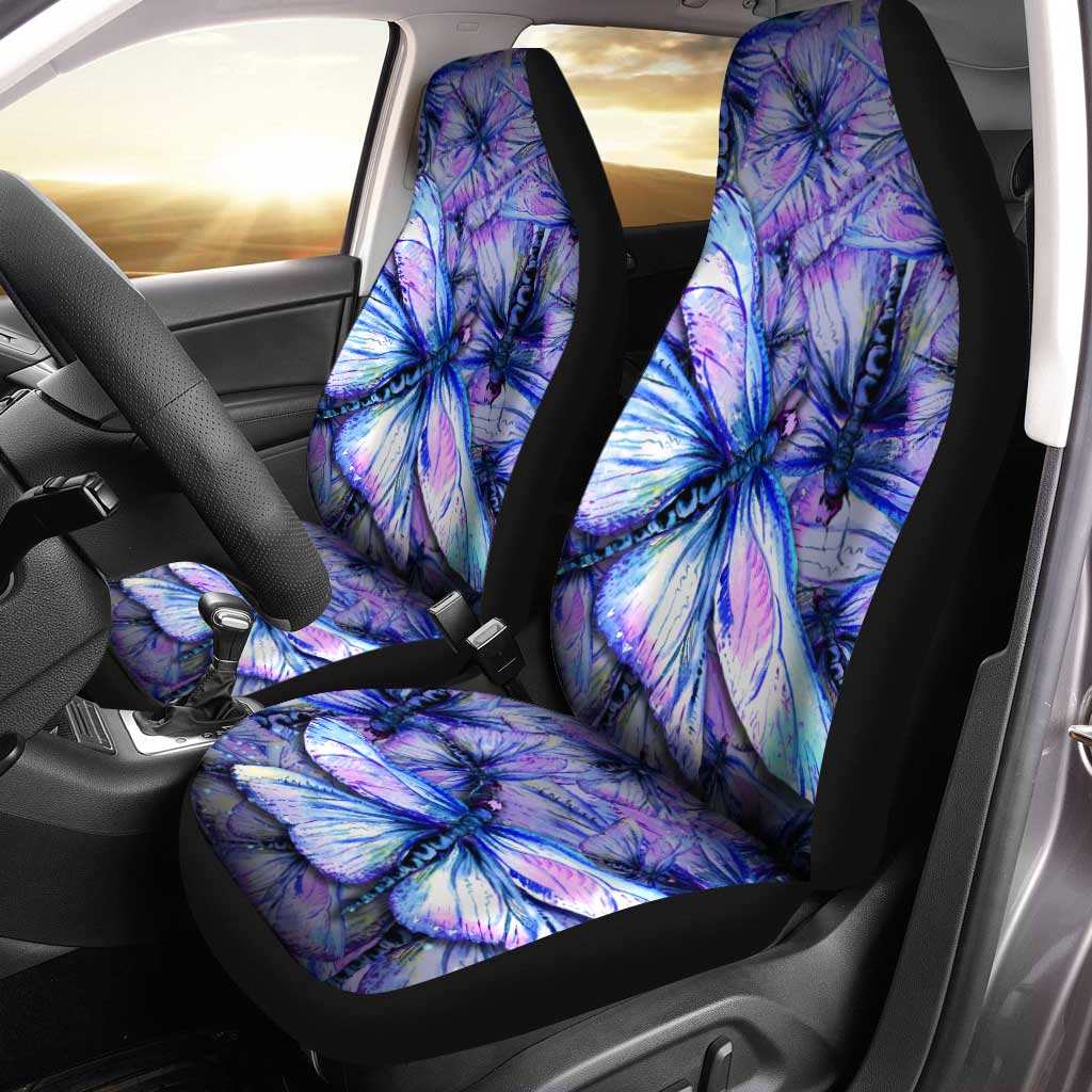 Dragonfly Car Seat Covers Custom Cool Car Accessories Gift Idea - Gearcarcover - 1