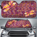Dragonfly Car Sunshade Custom Colorful Car Accessories - Gearcarcover - 1