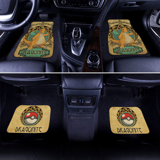 Dragonite Car Floor Mats Custom Car Interior Accessories - Gearcarcover - 2