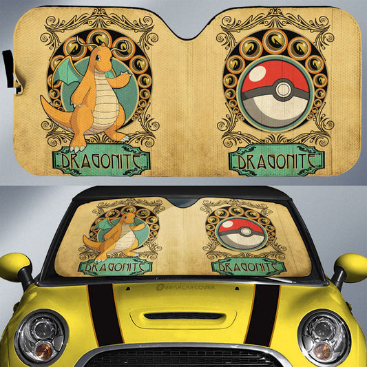 Dragonite Car Sunshade Custom Car Interior Accessories - Gearcarcover - 1