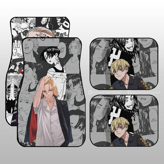 Draken And Mikey Car Floor Mats Custom For Tokyo Revengers Anime Fans - Gearcarcover - 2